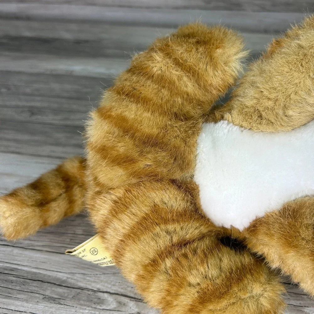 Applause‎ Orange Tabby Cat Plush Stuffed Animal Toy Vintage